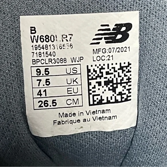 New Balance Fresh Foam 680 V7 Light Brown/Gray Women's Running Shoes Size 9.5B - Picture 5 of 16